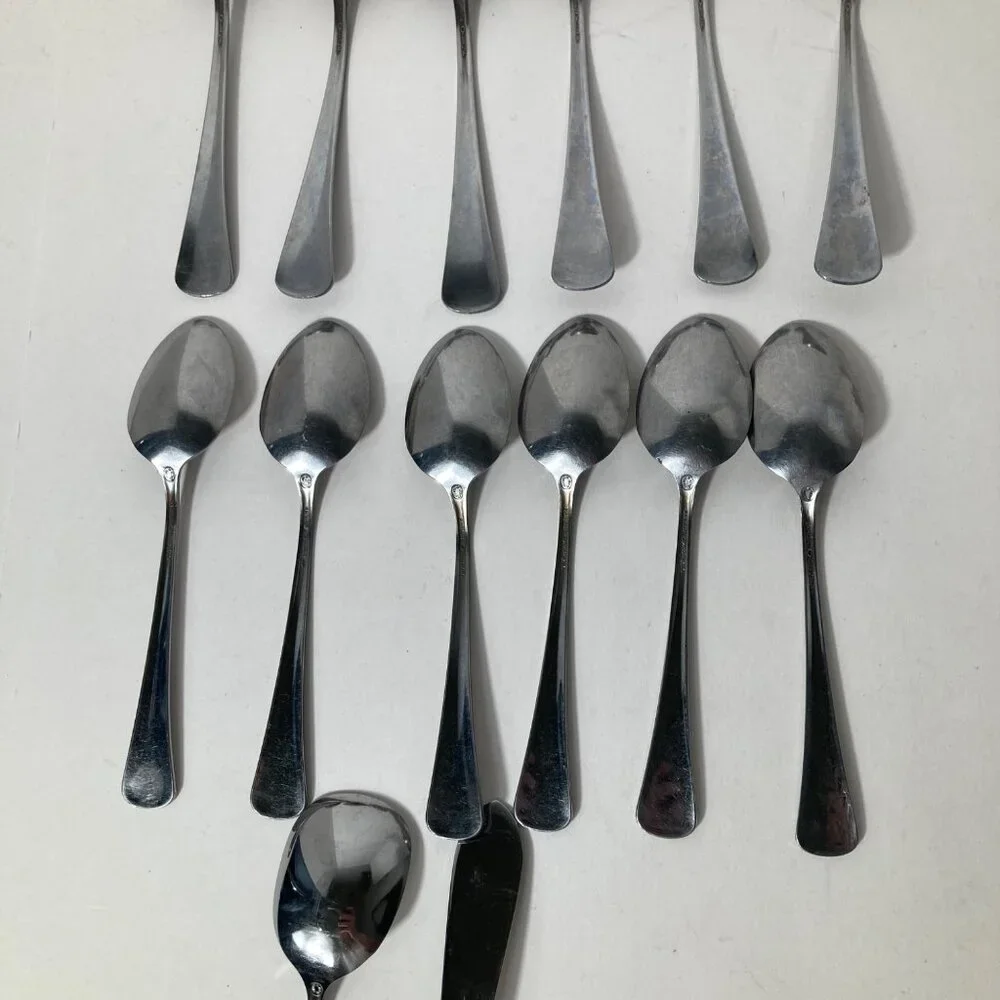 14 Piece 1881 Rogers‎ Oneida Ltd Flatware 6 Tbs 6tsp jam spoon butterknife
